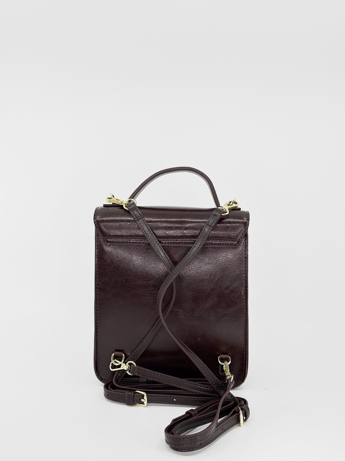 M040 / Satchel in Dark Brown