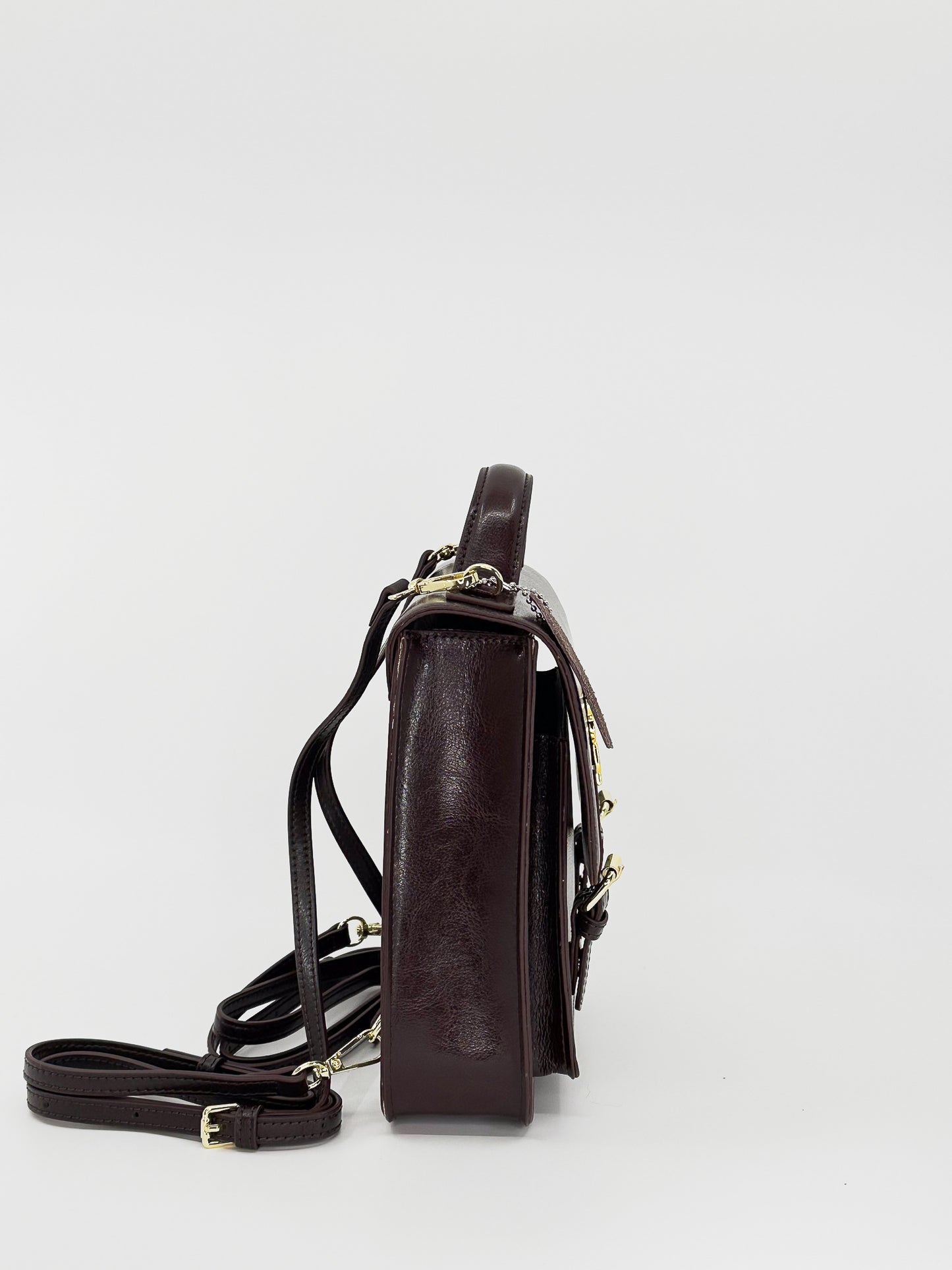 M040 / Satchel in Dark Brown