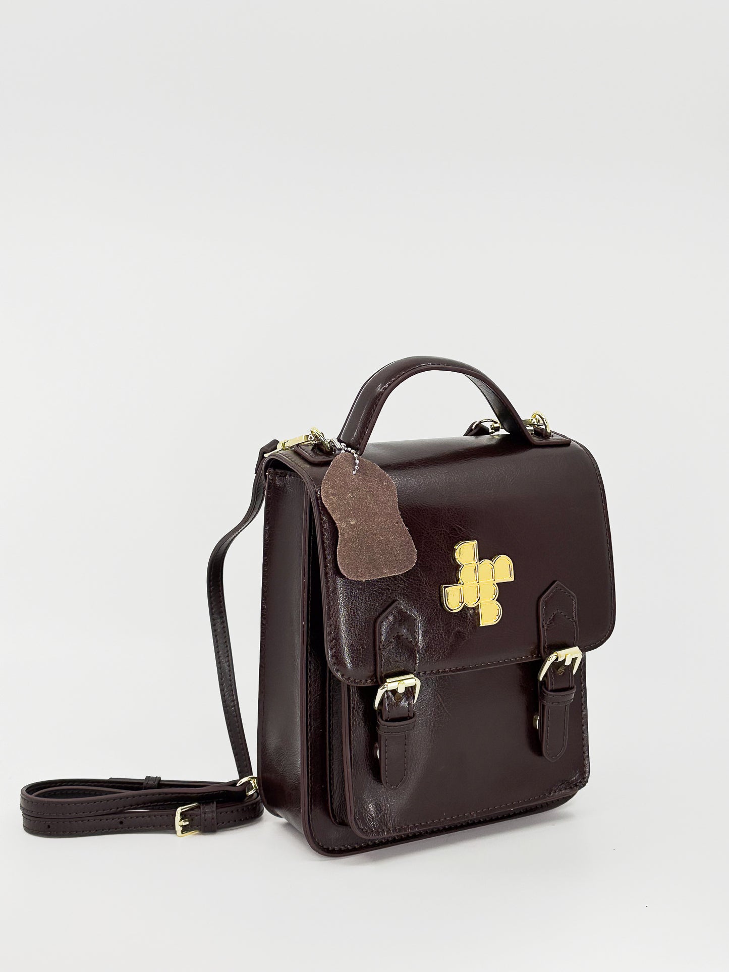 M040 / Satchel in Dark Brown