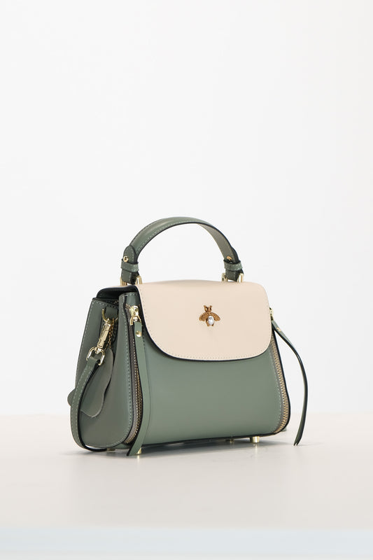 S044 / Two-Tone Saddle Bag