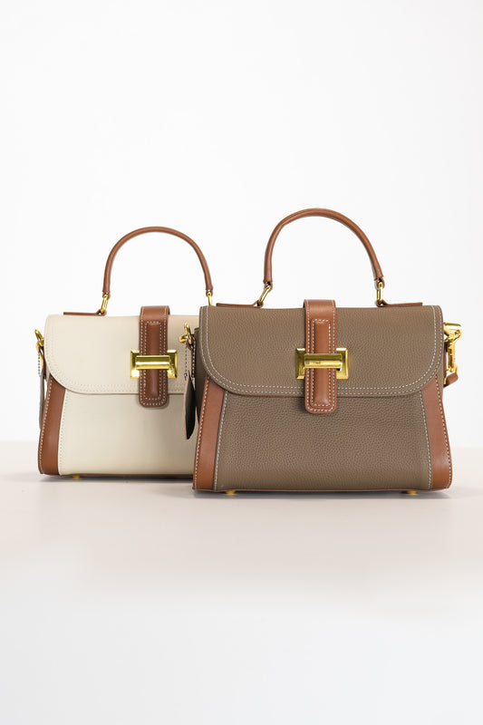 M035 / Two Tone Saddle Bag