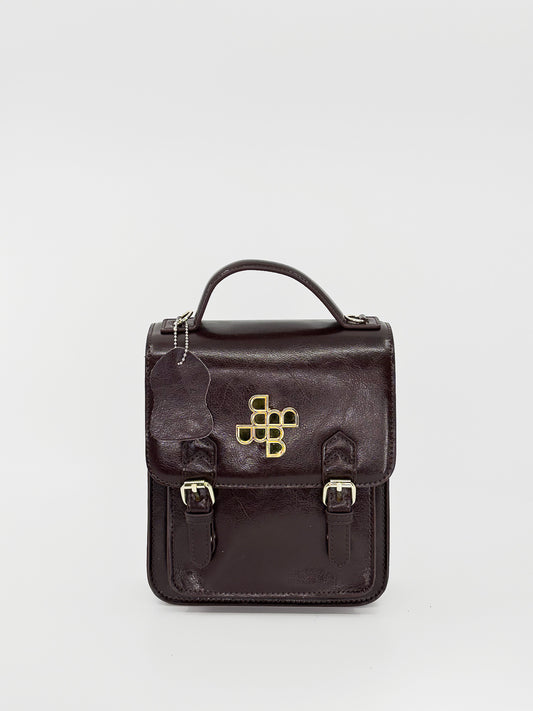 M040 / Satchel in Dark Brown