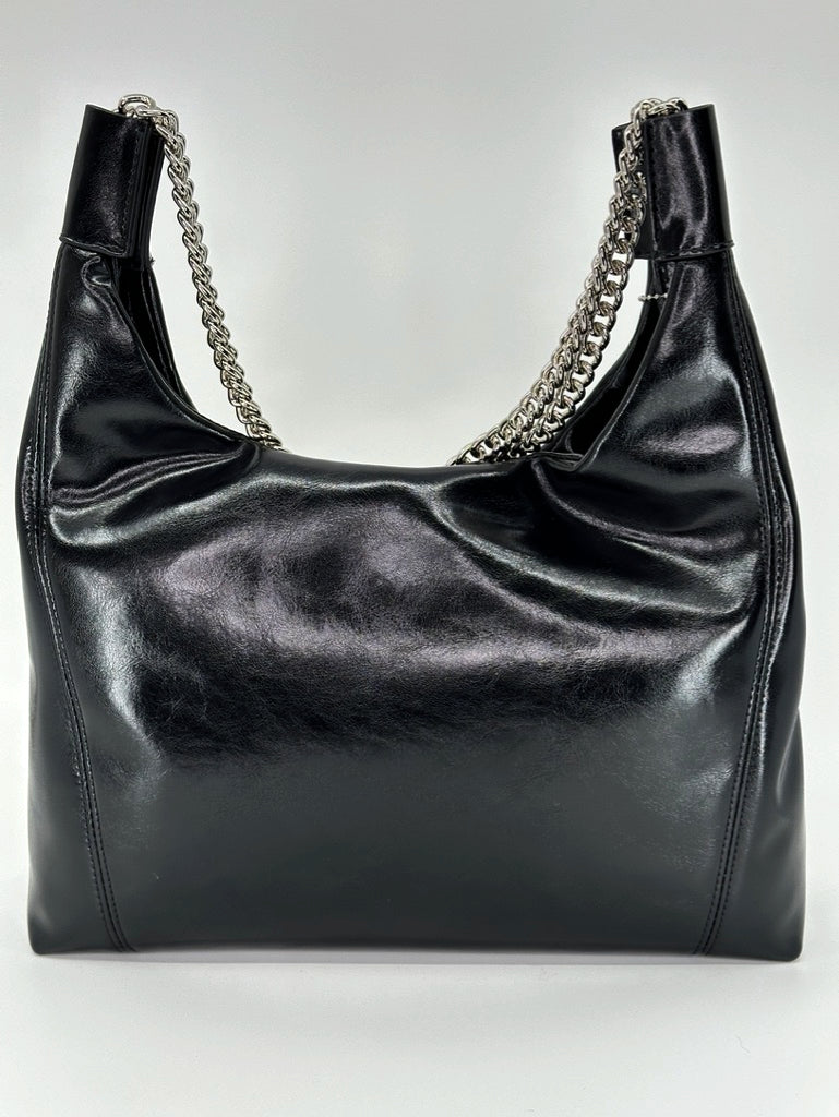 L027 / Chained Hobo Bag